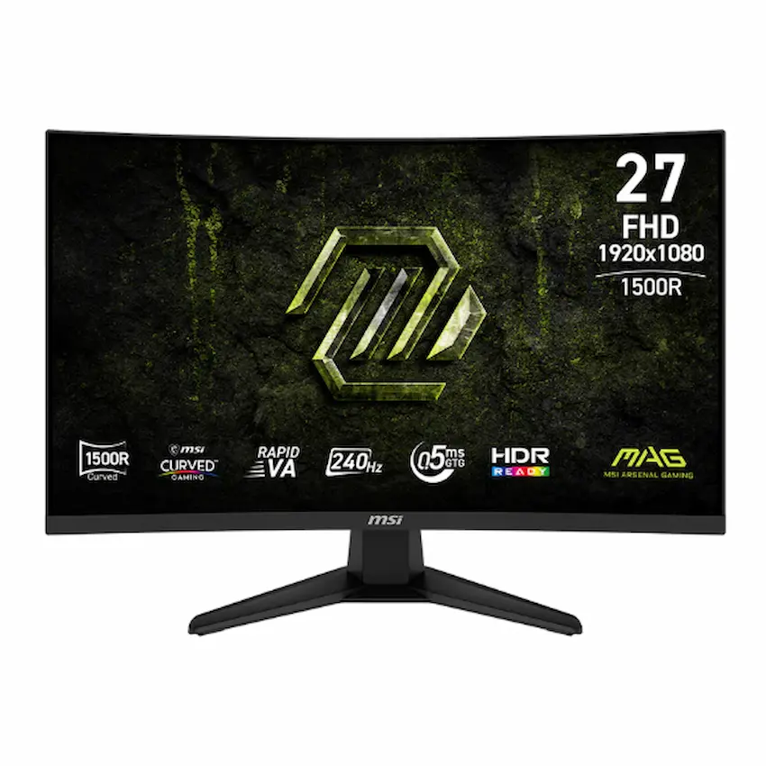 Màn Hình LCD Cong MSI MAG 275CF X24 240Hz (27 inch, 1920×1080 (FHD), 1500R, 240Hz, 1ms (MPRT), Rapid VA, 250 cd/㎡)