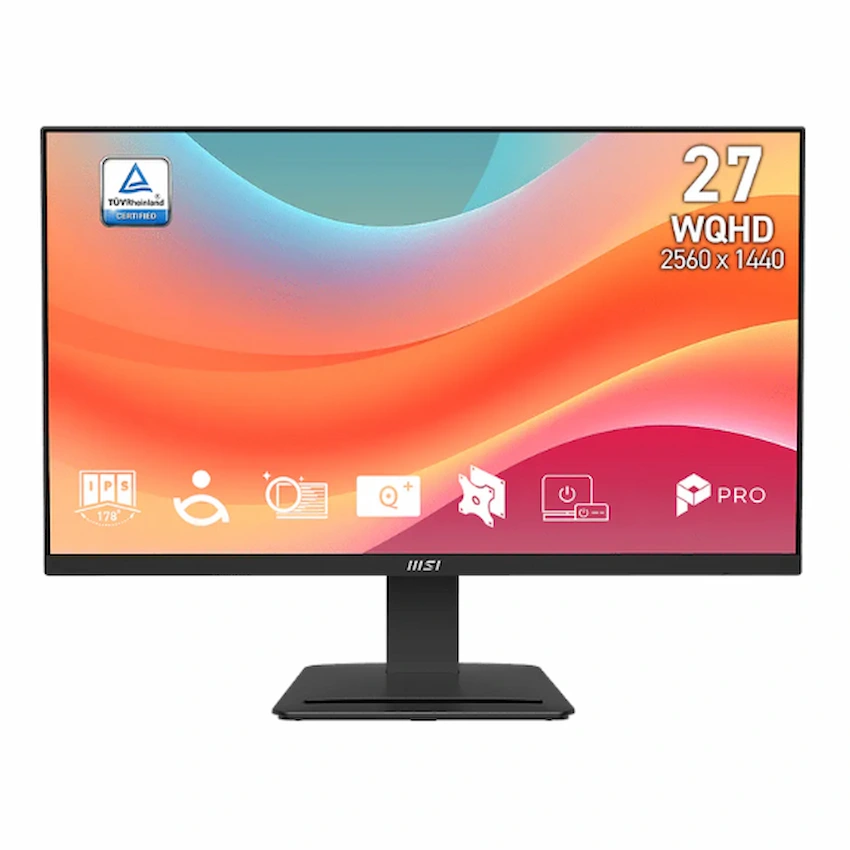 Màn Hình LCD MSI PRO MP273Q E7 2K 75Hz (27 inch, 2560 x 1440 (WQHD), 75Hz, 1ms (MPRT), IPS, 250 cd/㎡)