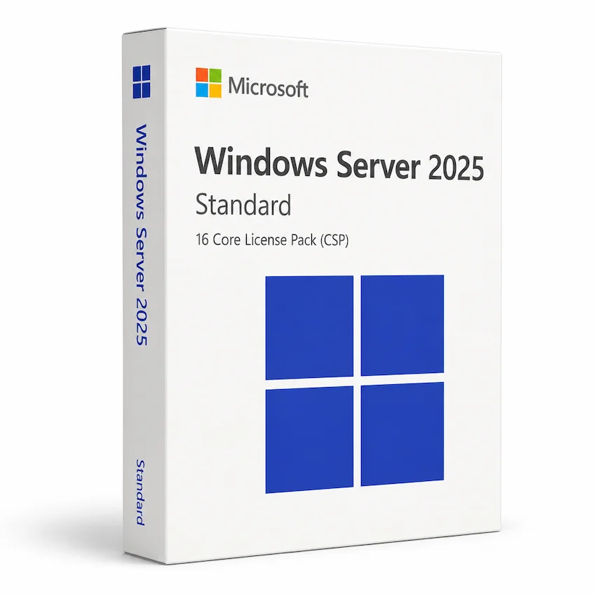Phần mềm Microsoft Windows Server 2025 Standard – 16 Core License Pack (CSP)