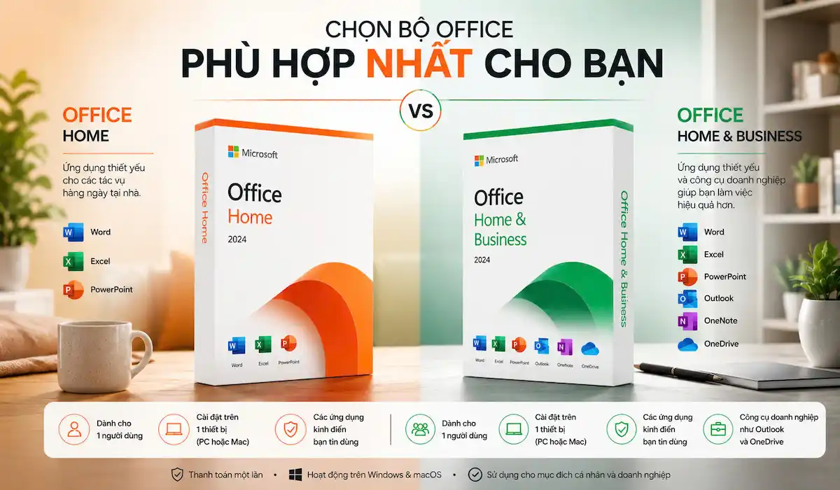 Office Home và Office Home & Business