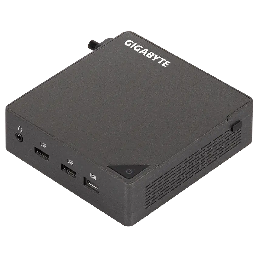 PC Mini Gigabyte BRIX GB-BRU5-225H (Mini-PC Barebone, Ultra 5 225H, Max. 96GB RAM, 2 x M.2 2280, Wi-Fi 7, Intel Arc Graphics)