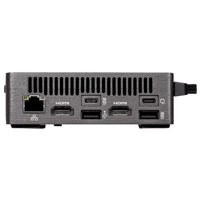 PC Mini Gigabyte BRIX GB-BRU7-255H (Mini-PC Barebone, Ultra 7 255H, Max. 96GB RAM, 2 x M.2 2280, Wi-Fi 7, Intel Arc Graphics)