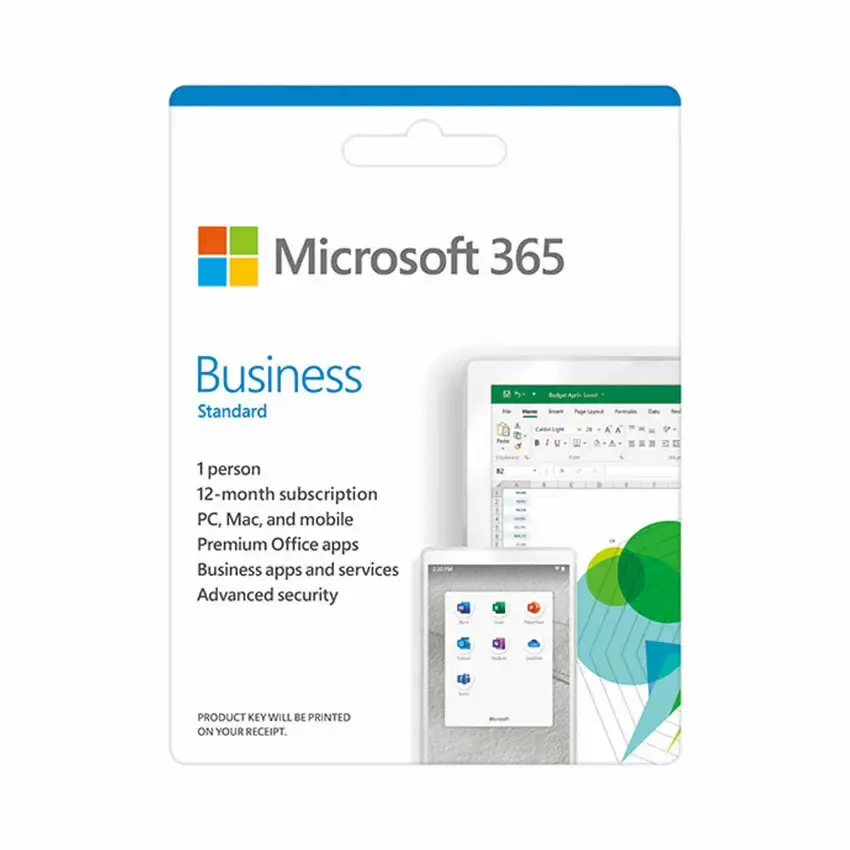 Phần mềm Microsoft 365 Business Standard (no Teams) – Annual – 12 tháng