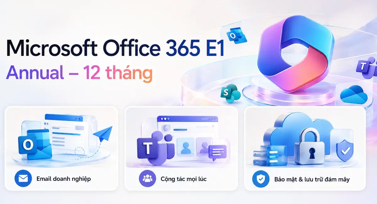 Phần mềm Microsoft Office 365 E1