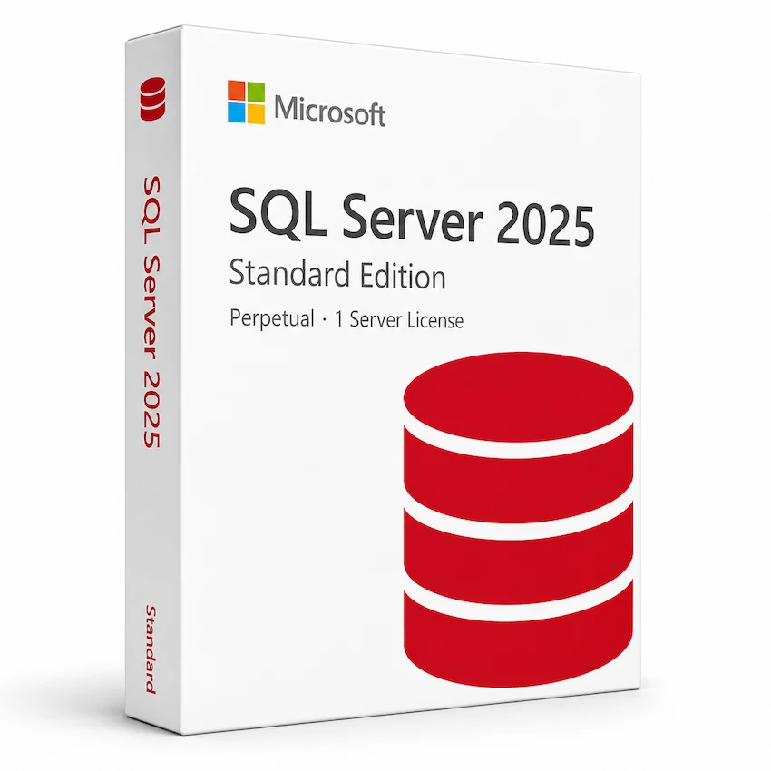 Phần mềm Microsoft SQL Server 2025 Standard Edition Perpetual 1 Server License