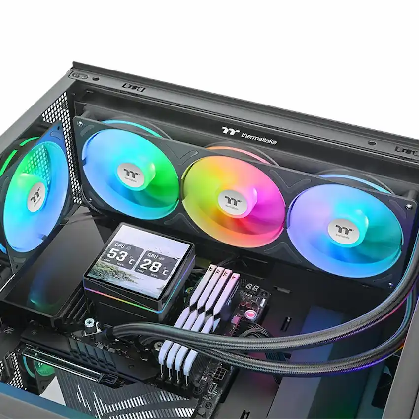 Tản Nhiệt Nước AIO Thermaltake TH360 V3 Ultra Black (TFT-LCD 3.95
