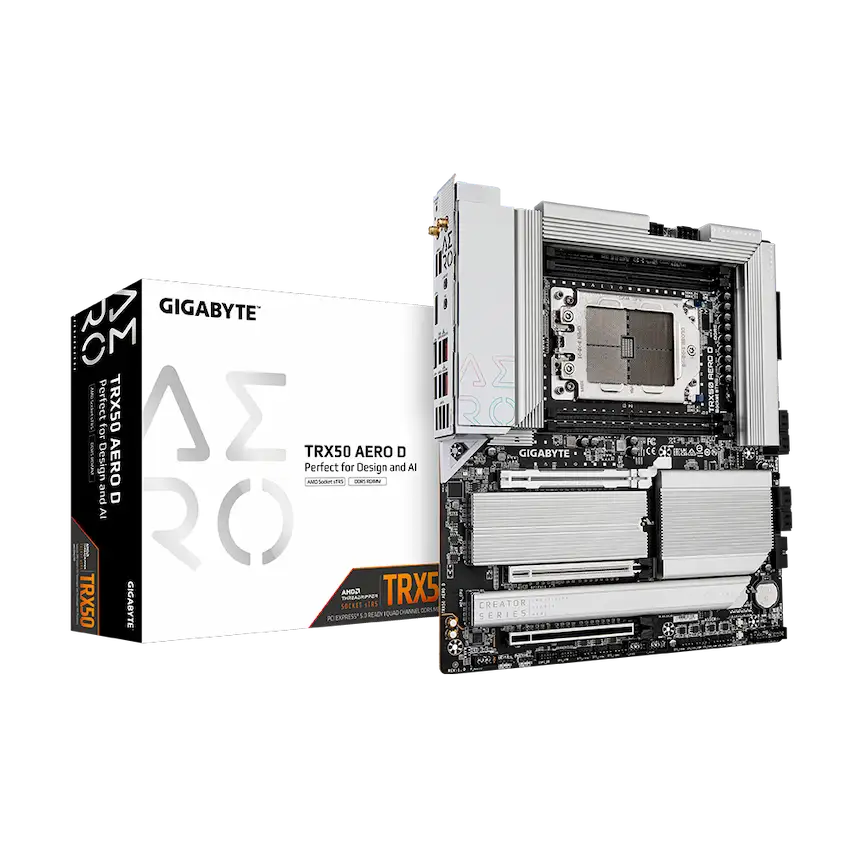 Mainboard Gigabyte TRX50 AERO D DDR5 (E-ATX, sTR5, Wi-Fi 7, Bluetooth 5.3)
