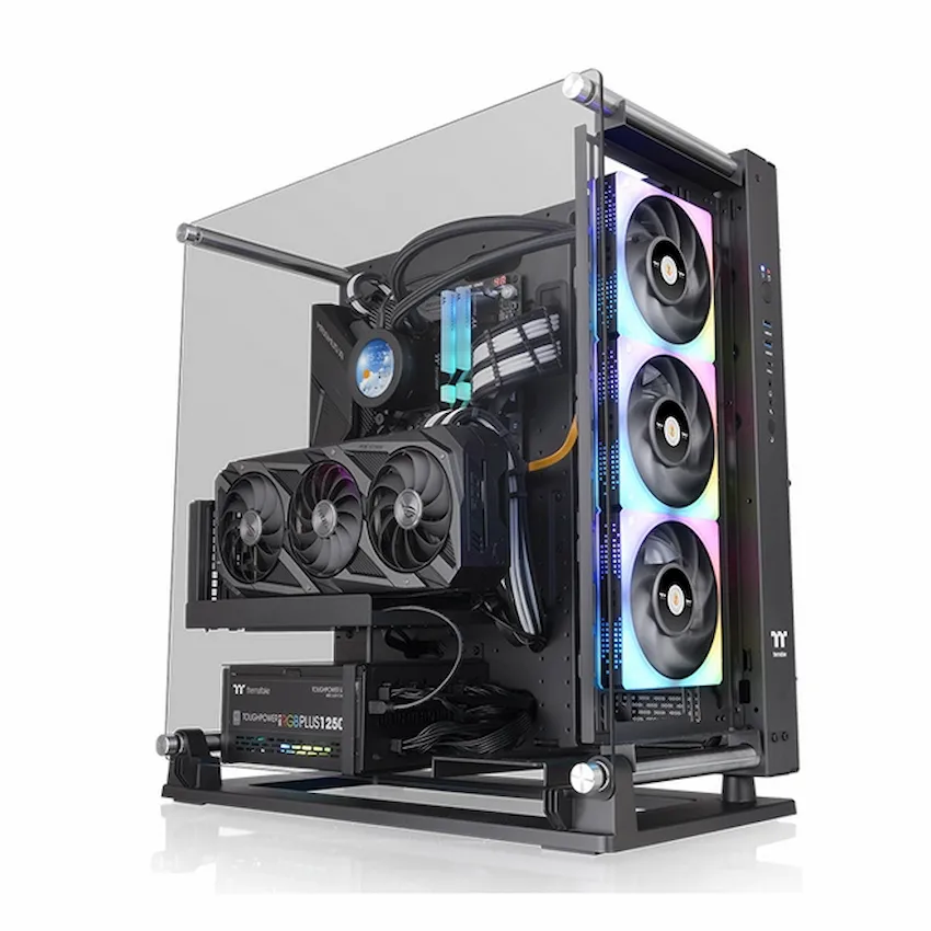Case Thermaltake Core P3 TG Pro Black (ATX/E-ATX, Kính cường lực, CA-1G4-00M1WN-09)
