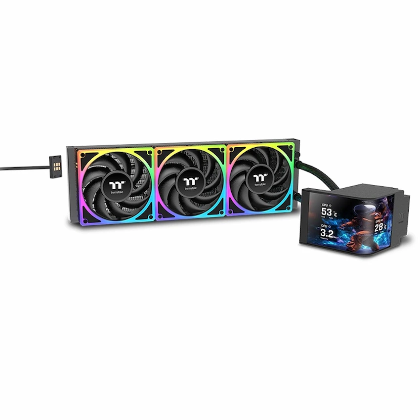 Tản Nhiệt Nước AIO Thermaltake MAGCurve 360 Ultra ARGB (LCD AMOLED cong 6.67″)