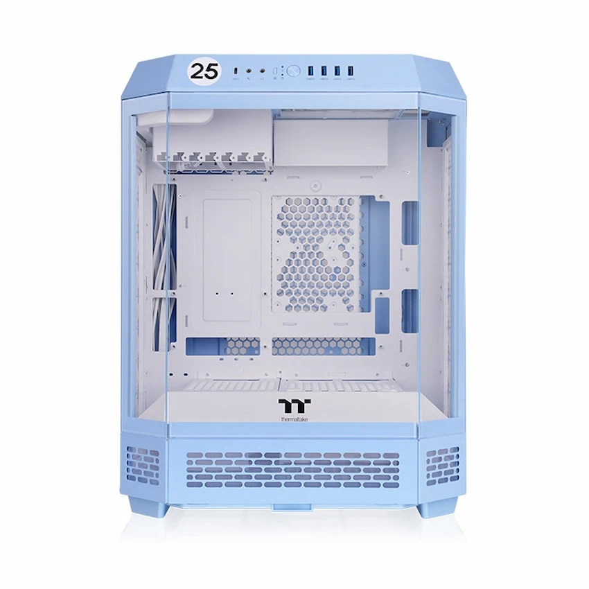 Case Thermaltake View 600 TG Colors (Full Tower, Kính Cường Lực, Type C, Hydrangea Blue / Green Matcha)