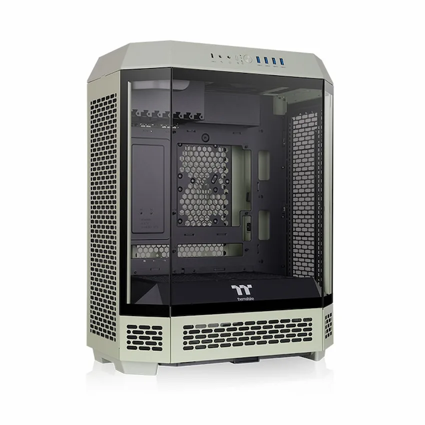 Case Thermaltake View 600 TG Colors (Full Tower, Kính Cường Lực, Type C, Hydrangea Blue / Green Matcha)