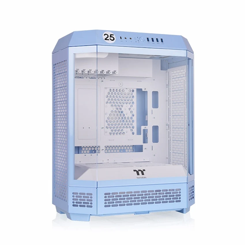 Case Thermaltake View 600 TG Colors (Full Tower, Kính Cường Lực, Type C, Hydrangea Blue / Green Matcha)