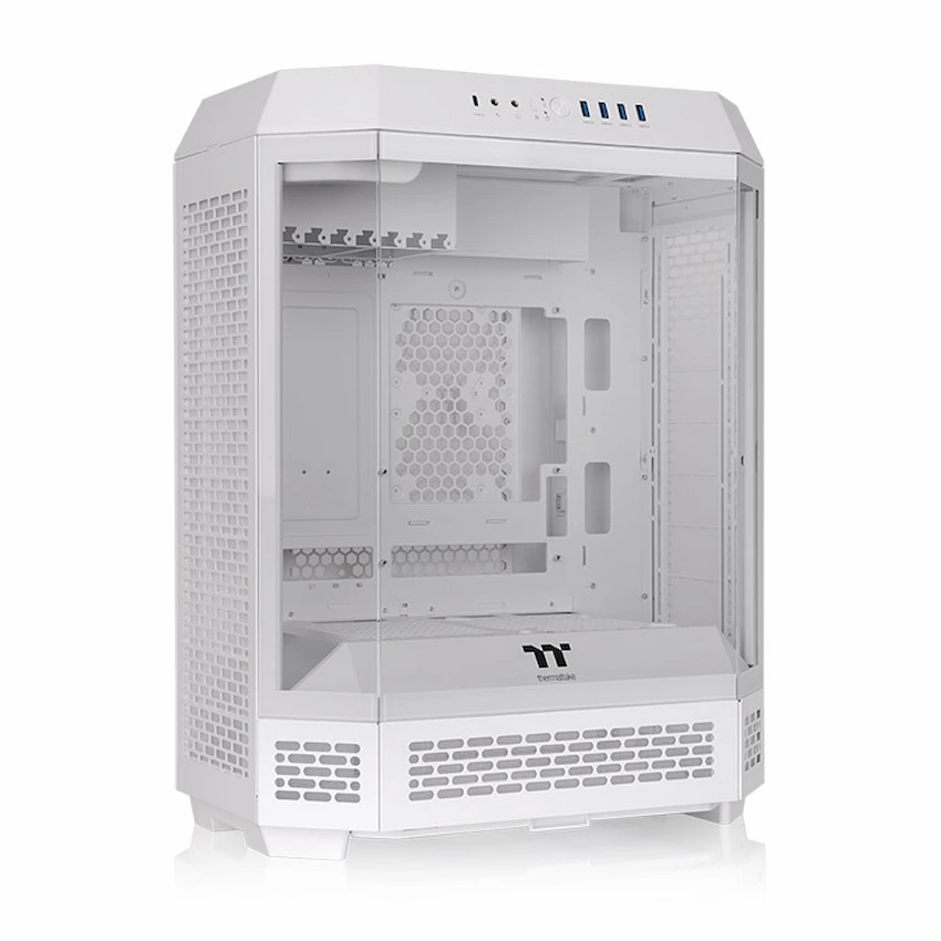 Case Thermaltake Tower 600 Snow (Mini ITX/Micro ATX/ATX, Kính cường lực, 2FAN, Type C, CA-1Z1-00M6WN-00)