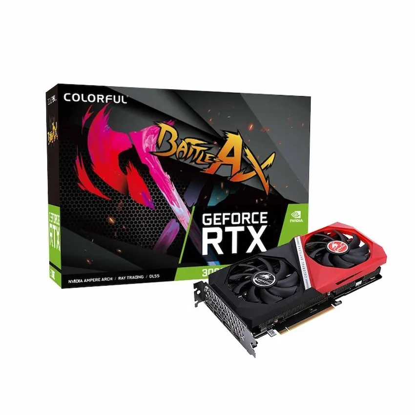 VGA Colorful GeForce RTX 3060 Battle AX DUO 12GB V2-V