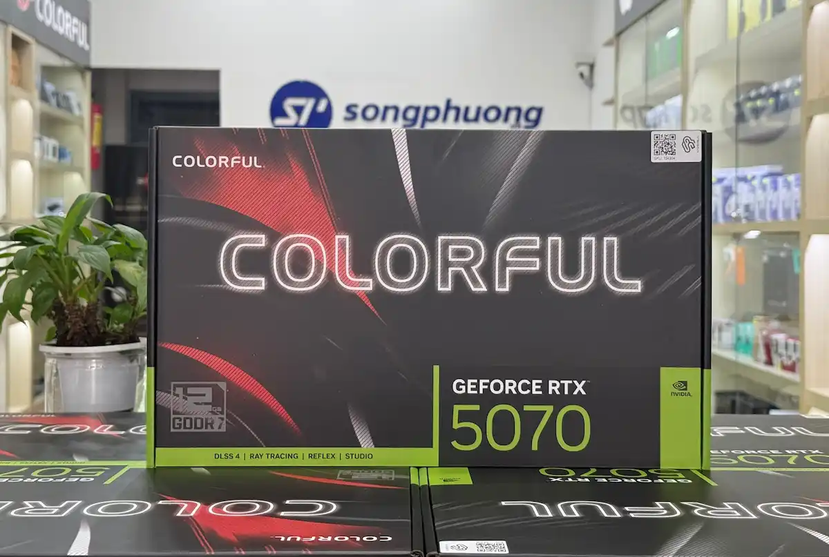 VGA Colorful RTX 5070 Gaming 12GB-V -songphuong.vn VGA Colorful RTX 5070 Gaming 12GB-V