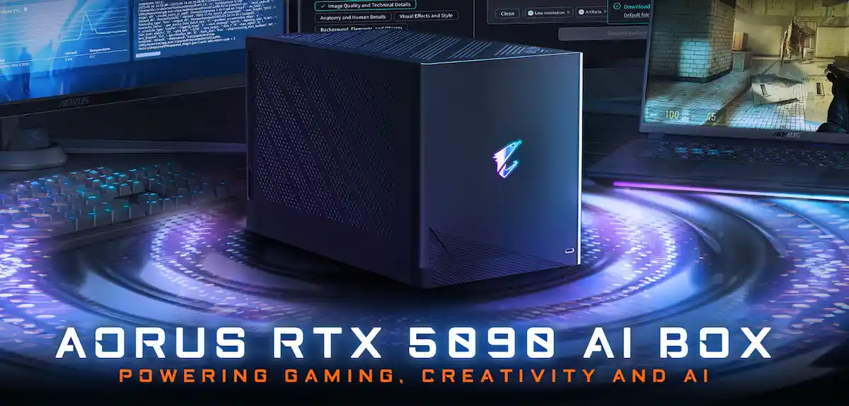 VGA Gigabyte AORUS RTX 5090 AI BOX VGA Gigabyte AORUS RTX 5090 AI BOX