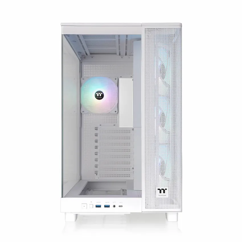 Case Thermaltake View 380 XL ARGB Snow (ATX/m-ATX/m-ITX, 4 FAN, USB Type C, Trắng)