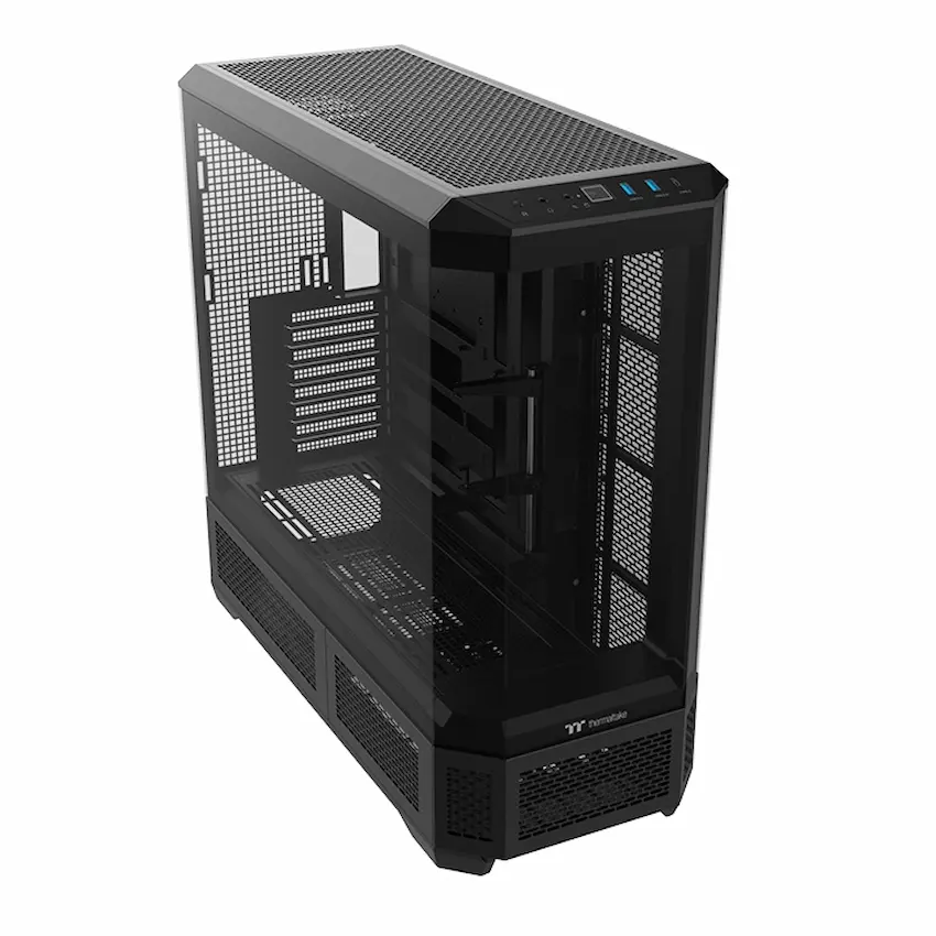 Case Thermaltake View 600 TG Black (Full Tower, Kính Cường Lực, Type C, Đen, CA-11H-00F1WN-00)