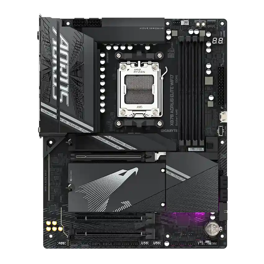 Mainboard Gigabyte X870 AORUS ELITE WIFI7 DDR5 (ATX, Wi-Fi 7, Bluetooth 5.4, LAN 2.5GbE)