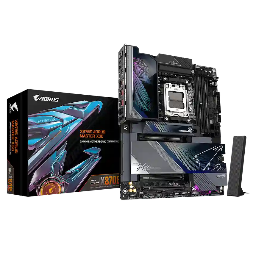 Mainboard Gigabyte X870E AORUS MASTER X3D DDR5 (ATX, WiFi 7, Bluetooth 5.4)