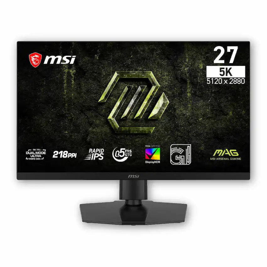 Màn Hình LCD MSI MAG 271KPD7 5K Dual Mode (27 inch, 5120 x 2880 5K, 75Hz, Rapid IPS, 218 PPI, 0.5ms, G-SYNC)