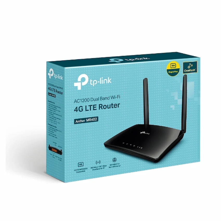 Router 4G LTE TP-Link Archer MR402 (AC1200 Băng Tần Kép)