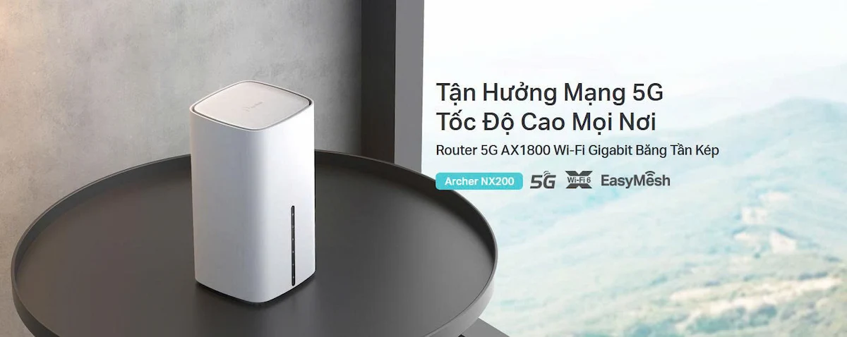 Router 5G TP-Link Archer NX200 (AX1800, Băng Tần Kép) Router 5G TP-Link Archer NX200
