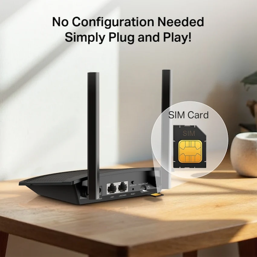 Router WiFi 4G LTE TP-Link TL-MR101 (Chuẩn N 300 Mbps)