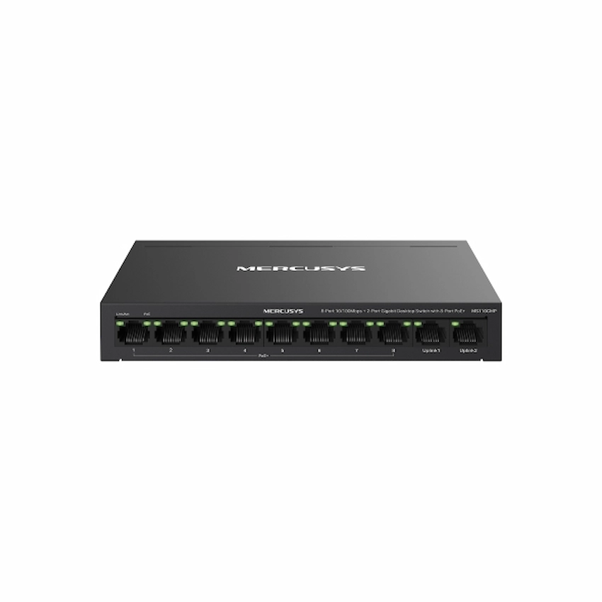 Switch Mercusys MS110CMP (Switch 10 Cổng, 8 Cổng PoE+)