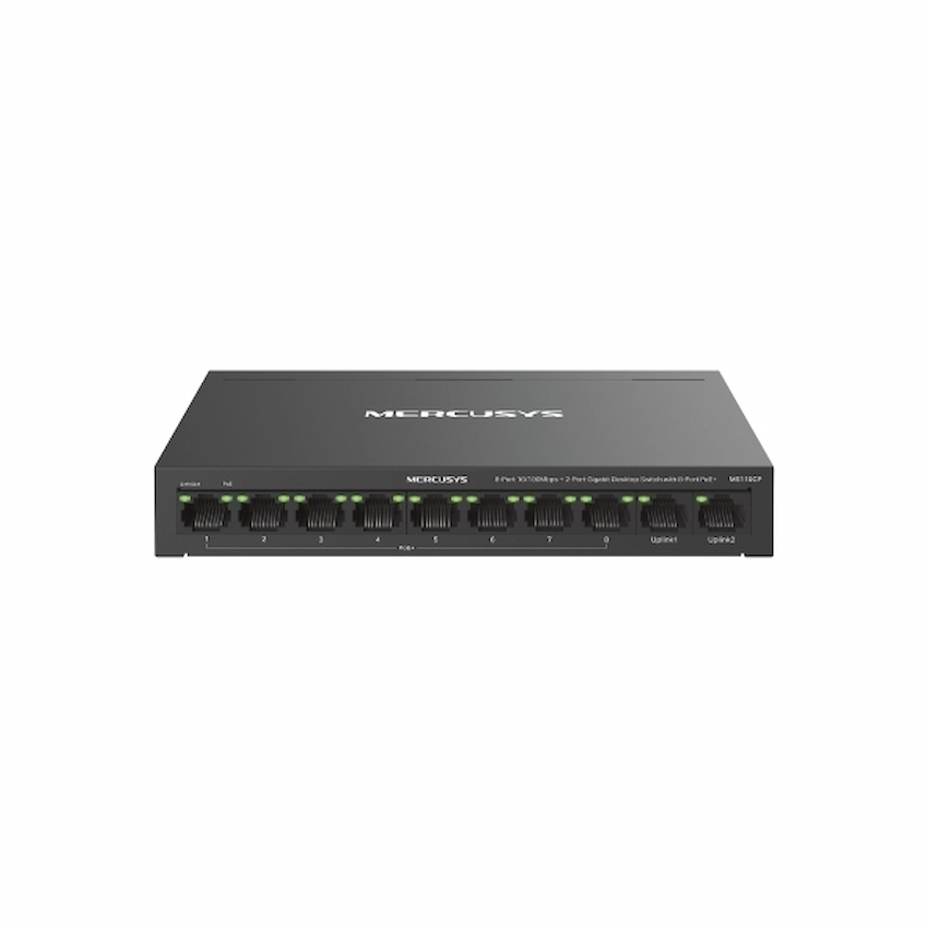 Switch Mercusys MS110CP (Switch 10 Cổng, 8 Cổng PoE+)