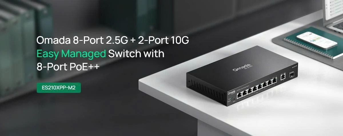 Switch TP-Link Omada ES210XPP-M2
