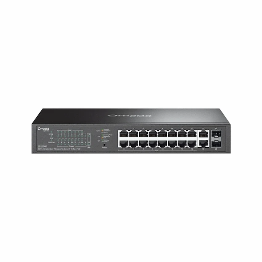 Switch TP-Link Omada ES220GP (20 cổng Gigabit – 16 cổng PoE+)
