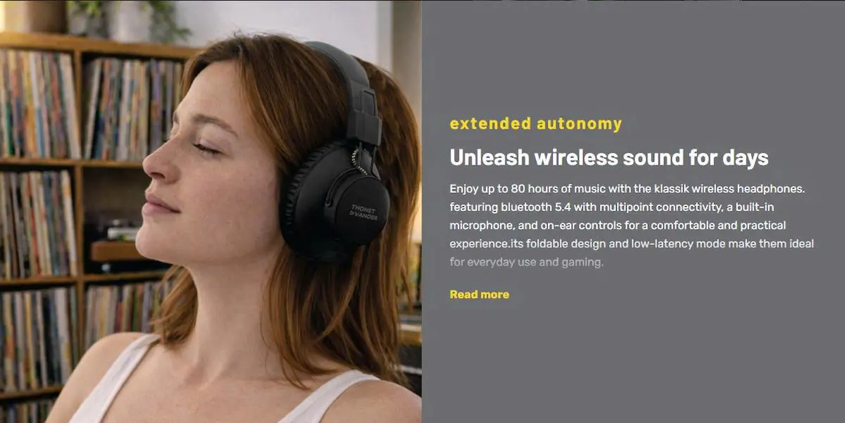 Tai nghe Bluetooth Thonet Vander KLASSIK -songphuong.vn Tai nghe Bluetooth Thonet Vander KLASSIK