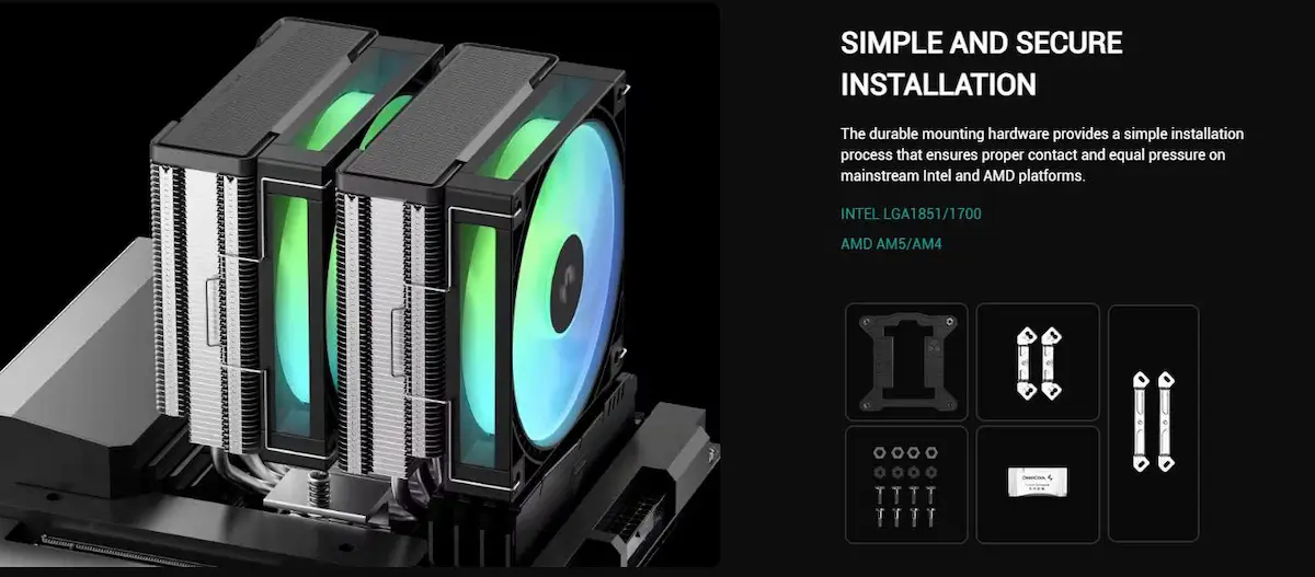 Tản nhiệt khí Deepcool AG620 G2 ARGB -songphuong.vn Tản nhiệt khí Deepcool AG620 G2 ARGB