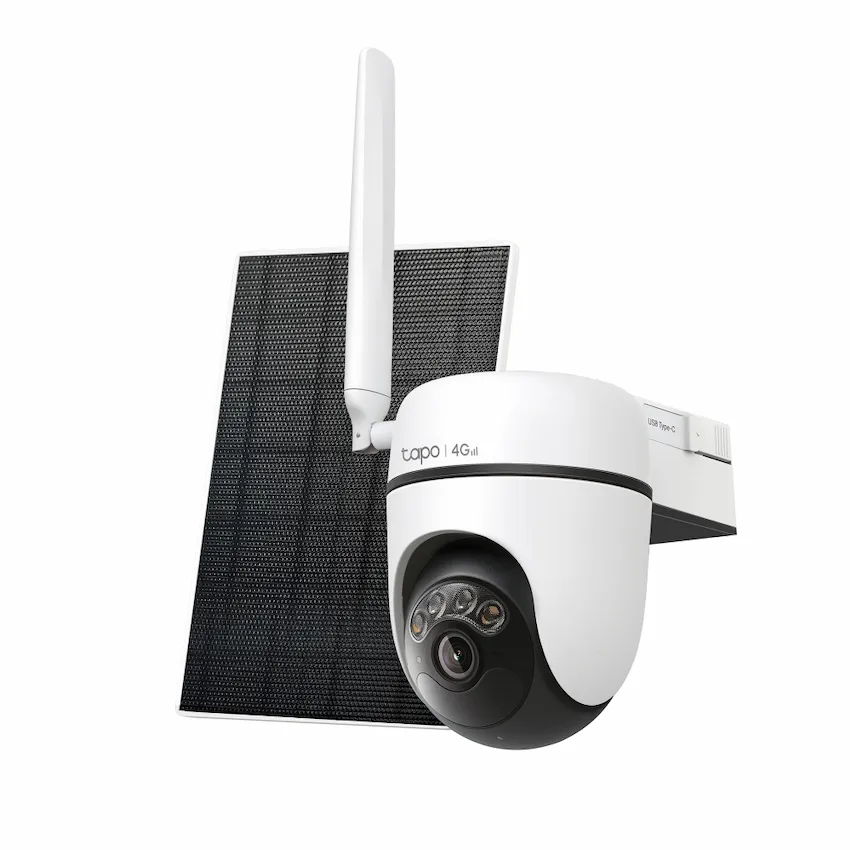 Camera 4G TP-Link Tapo C615G KIT (Ngoài Trời, 4G, Pin Năng lượng mặt trời, Pin 6700mAh, Color Night Vision)
