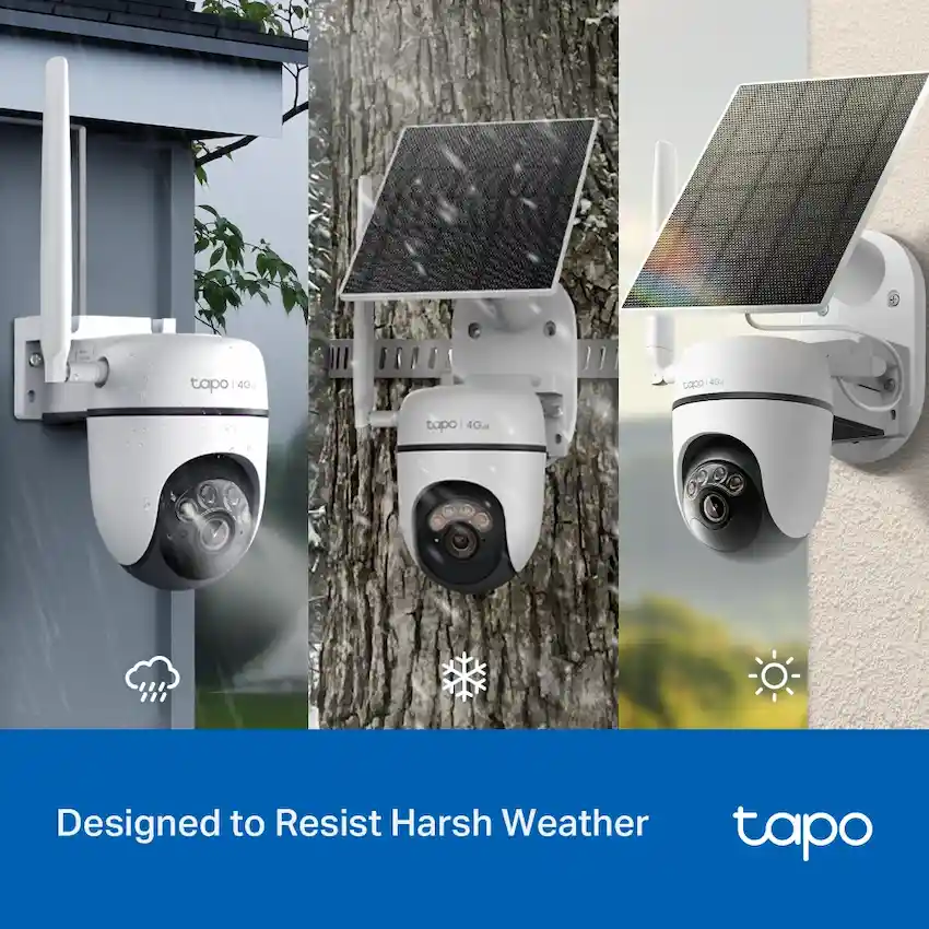 Camera 4G TP-Link Tapo C615G KIT (Ngoài Trời, 4G, Pin Năng lượng mặt trời, Pin 6700mAh, Color Night Vision)