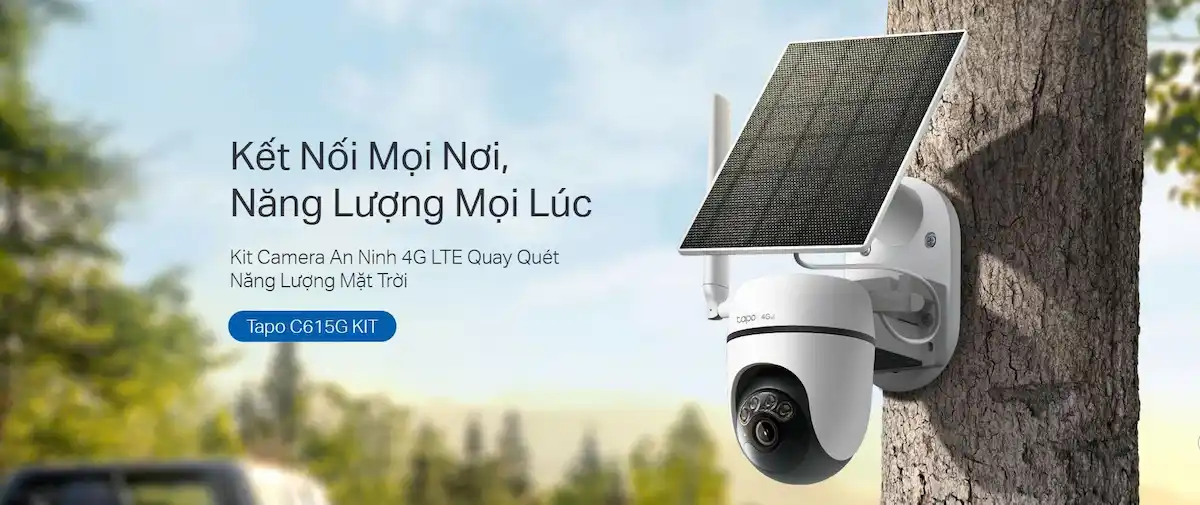 Camera 4G TP-Link Tapo C615G KIT