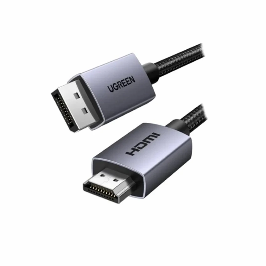Cáp Displayport to HDMI dài 1,5M hỗ trợ 4K30Hz Ugreen 35841 cao cấp