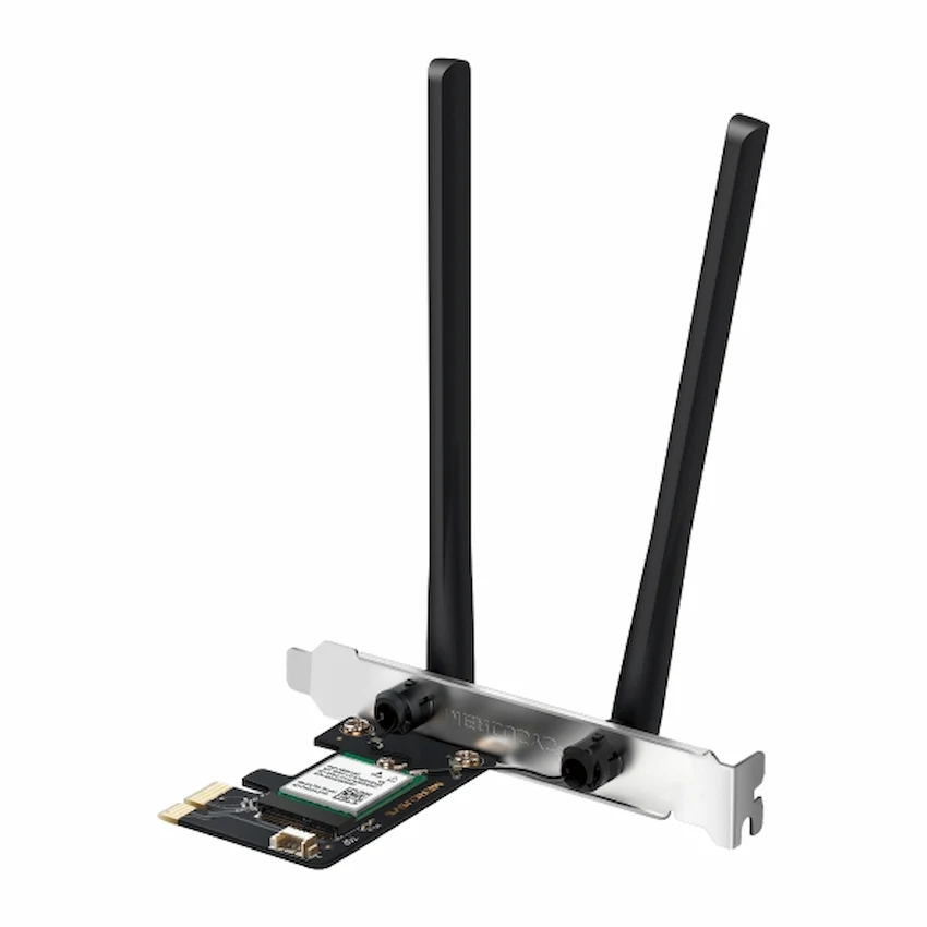 Card mạng wifi Mercusys MA80XE (PCIe, AX3000 WiFi 6, Bluetooth 5.3)