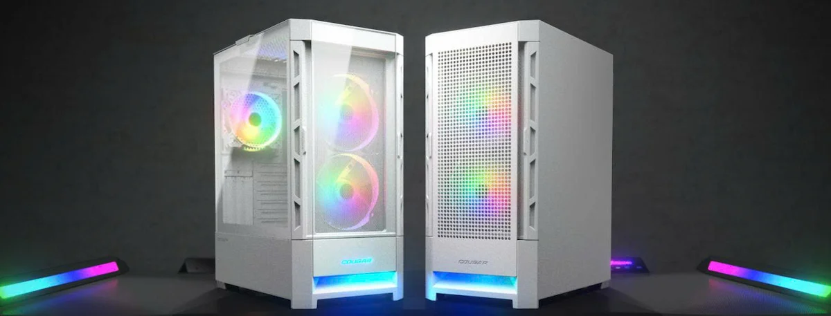 Case Cougar Duoface RGB White (E-ATX/ ATX, 3FAN, RGB, Kính cường lực) Case Cougar Duoface RGB White