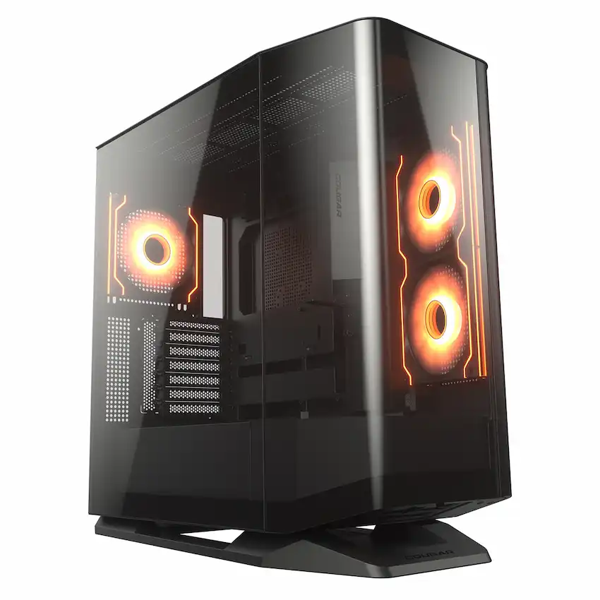 Case Cougar FV270 RGB Black (E-ATX/ ATX, 4FAN, RGB, Kính cường lực)