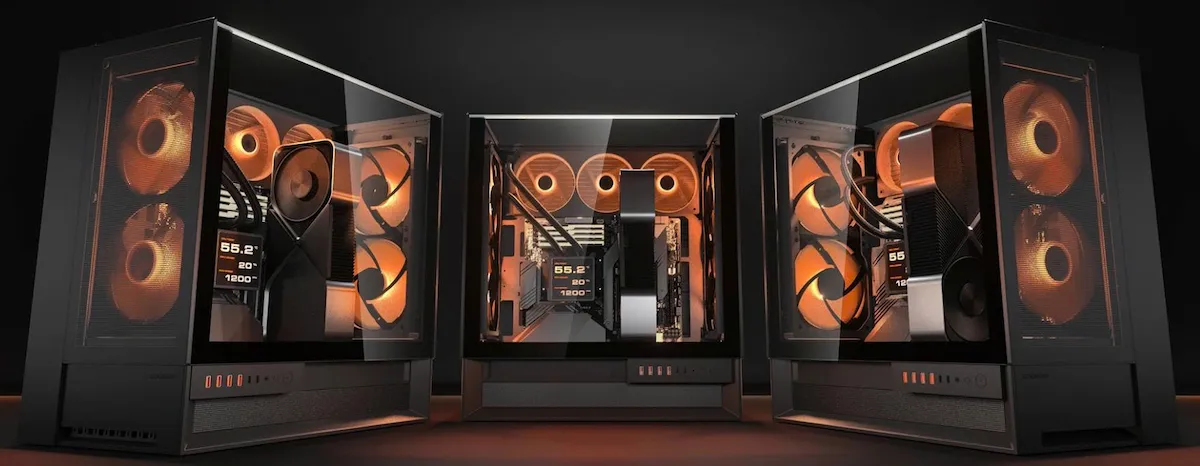 Case Cougar OmnyX (Micro-ATX / ATX, 4FAN, RGB, Kính cường lực) Case Cougar OmnyX
