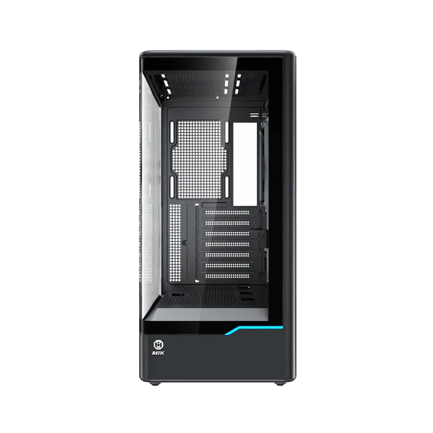 Case MIK H7 CURVED 360 ATX (ATX / M-ATX, Hiển thị nhiệt độ, No FAN)