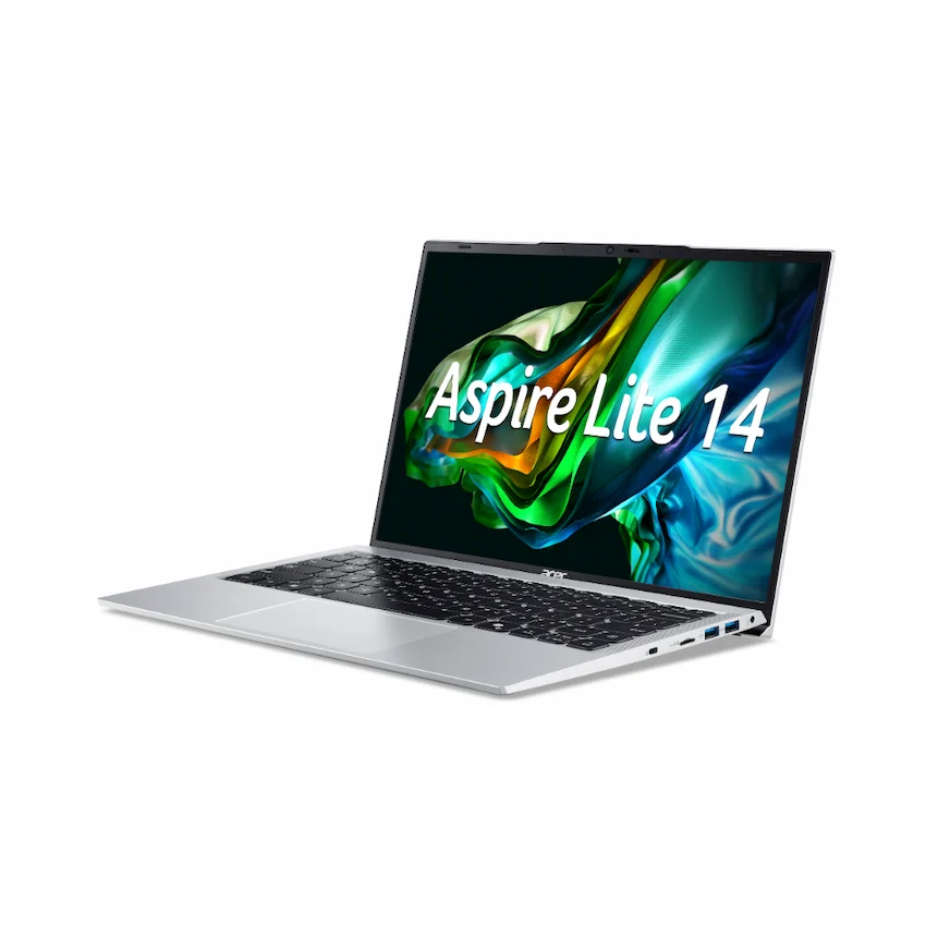 Laptop Acer Aspire Lite 14 AI AL14-57P-76KR (Intel Core 7 350, RAM 8GB, 512GB SSD, 14 inch WUXGA, Win11, Xám, NX.X1WSV.003)