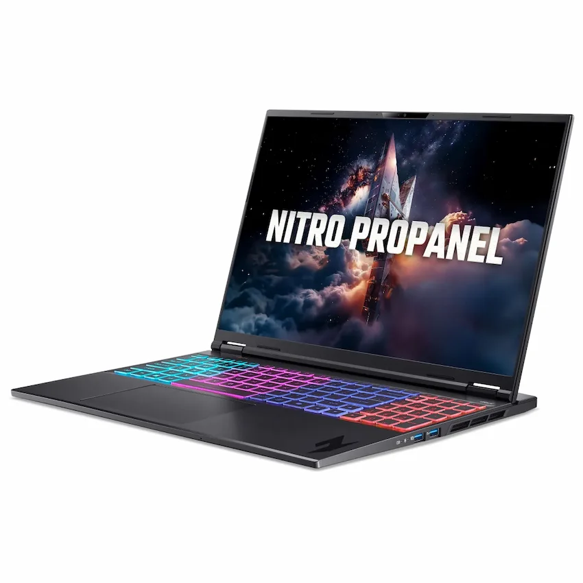 Laptop Gaming Acer Nitro ProPanel AN16S-61-R7ZJ (AMD Ryzen AI 7 350, RAM 16GB, 512GB SSD, RTX 5060 8GB, 16 inch 2K+, Win11, Đen, NH.QXFSV.002)