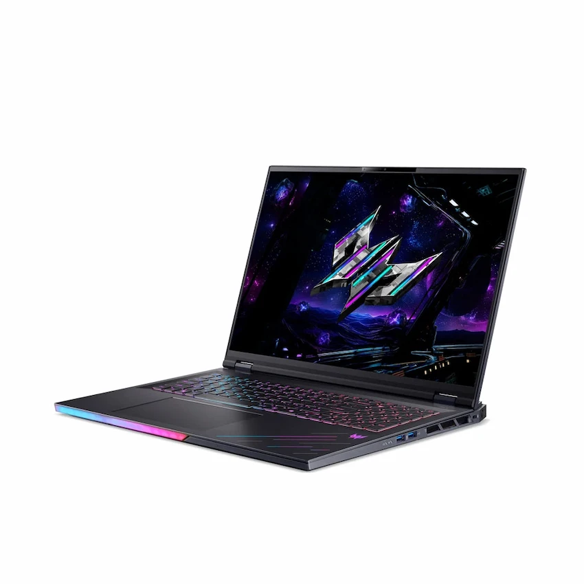Laptop Acer Gaming Predator Helios 18 AI PH18-I71-91UX (Intel Core Ultra 9 290HX Plus, RAM 64GB, 3TB SSD, RTX5080 16GB, 18 inch WQXGA, Win11, Đen, NH.U3HSV.001)