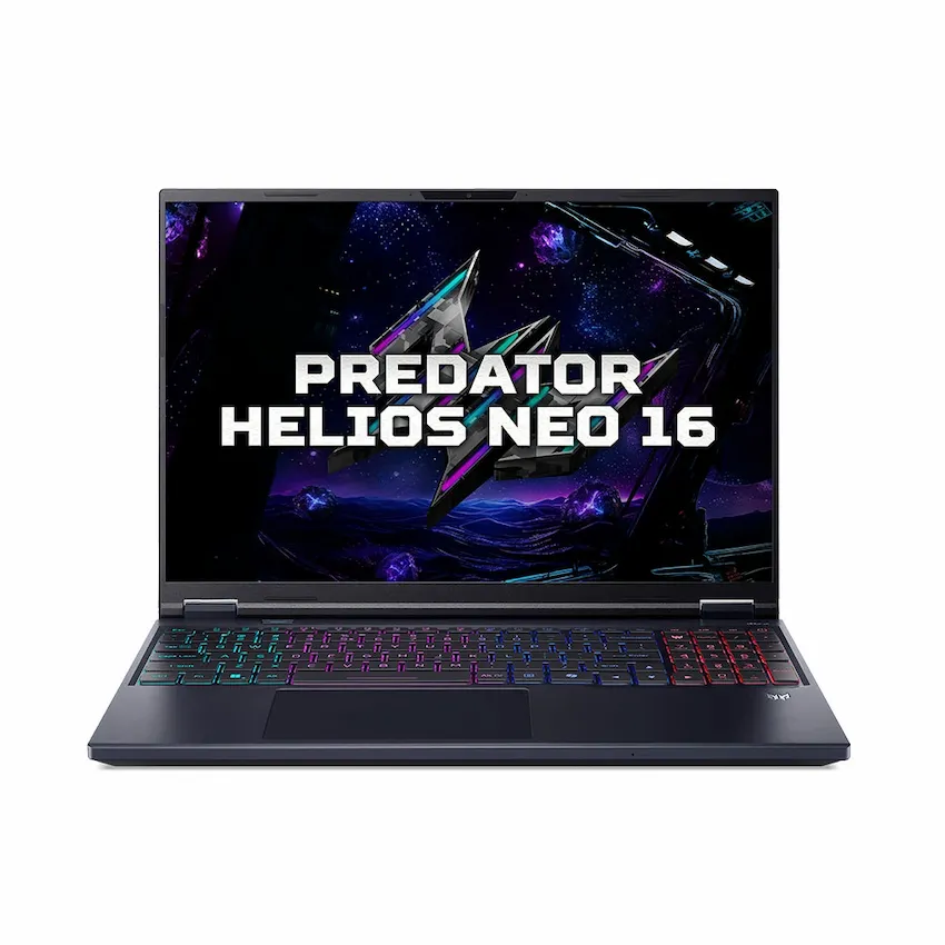 Laptop Acer Gaming Predator Helios Neo 16 PHN16-I31-91K5 (Intel Core i9-14900HX, RAM 32GB, 1TB SSD, RTX5070 8GB, 16 inch WQXGA, Win11, Đen, NH.U4QSV.002)