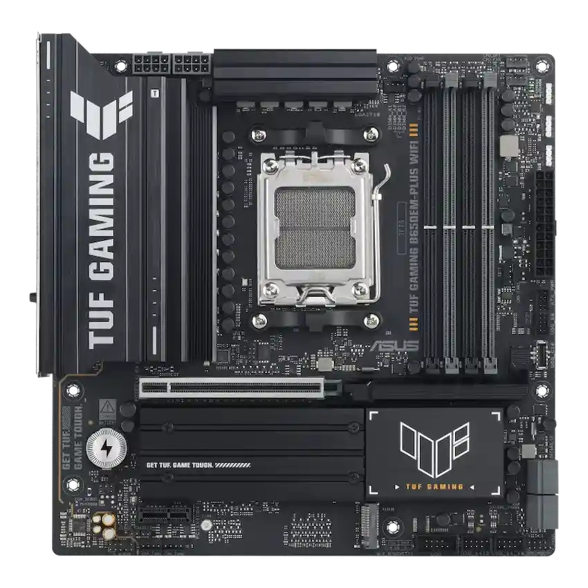 Mainboard ASUS TUF GAMING B650EM-PLUS WIFI DDR5 (m-ATX, Wi-Fi 6E, Bluetooth 5.3, AM5)
