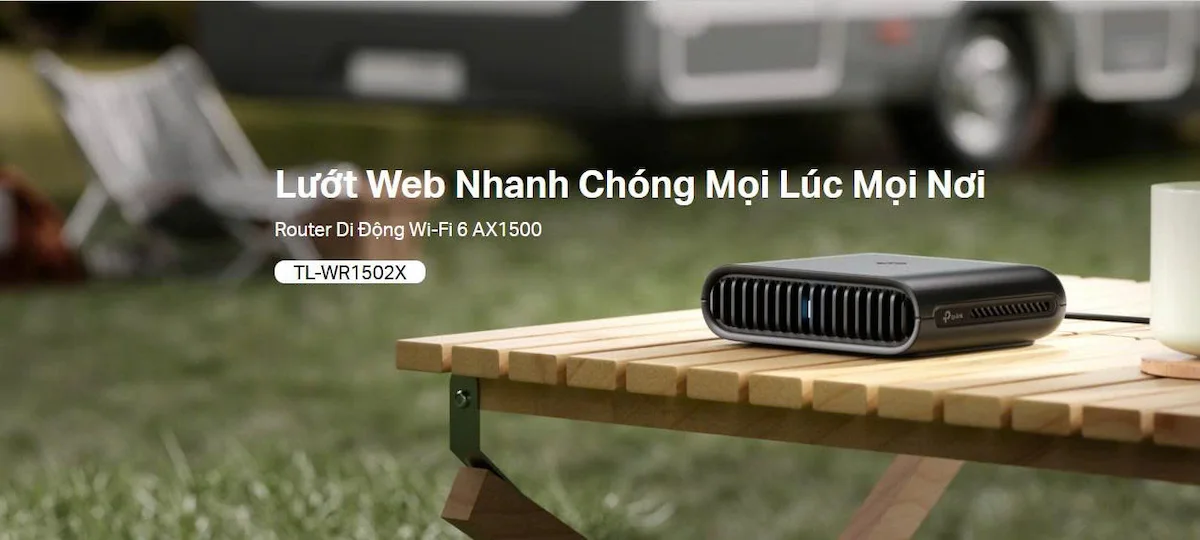 Router WiFi Di Động TP-Link TL-WR1502X (WiFi 6 AX1500) Router WiFi Di Động TP-Link TL-WR1502X