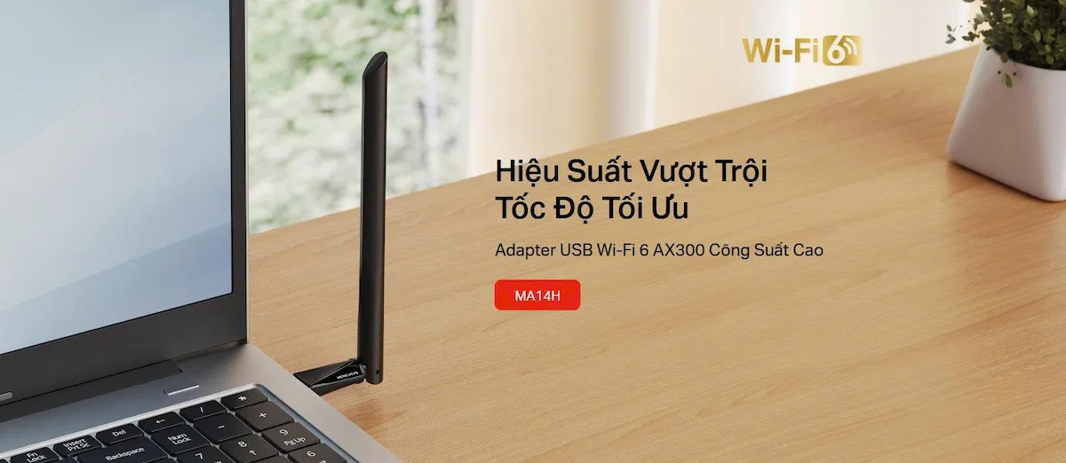 USB WiFi 6 Mercusys MA14H (Wi-Fi 6 AX300) USB WiFi 6 Mercusys MA14H